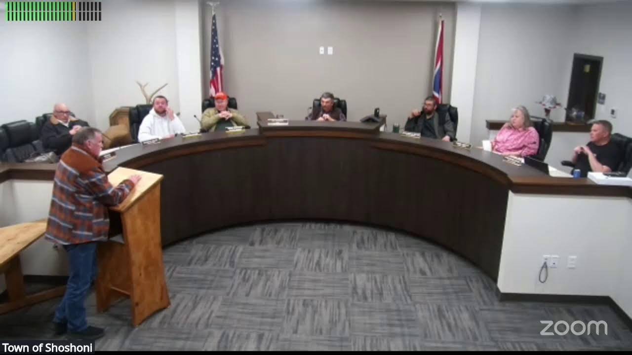 Town of Shoshoni Regular Meeting March 10, 2026