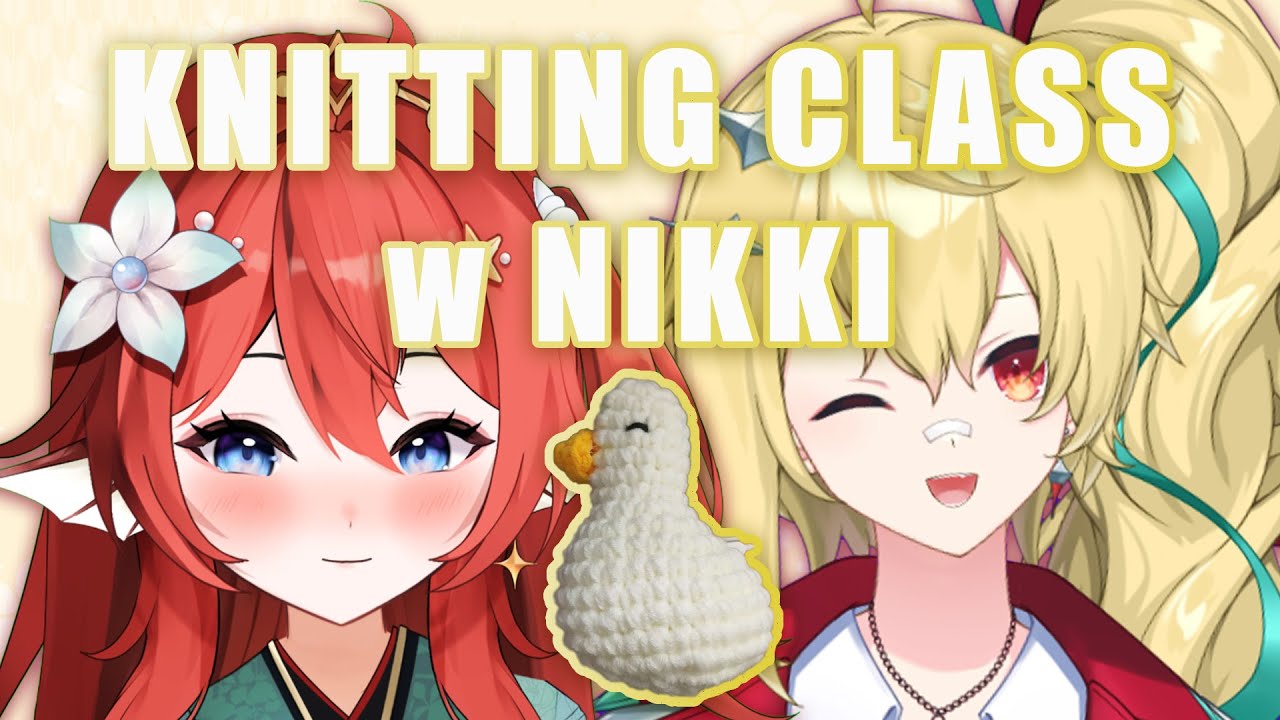 Teaching @NikkiRei  To Crochet Ducky!
