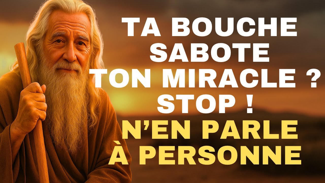 Ne dis jamais ces 3 choses à personne, elles peuvent bloquer ton miracle | Message chrétien puissant