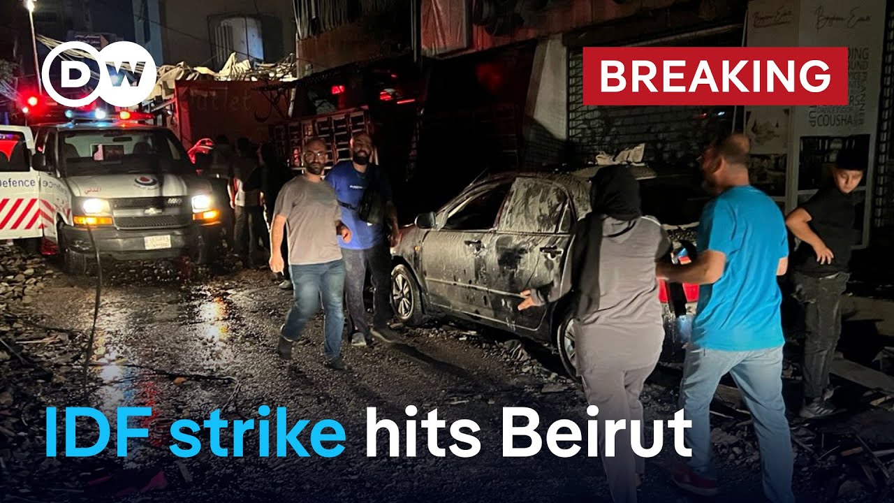 Breaking news: Israel targets Hezbollah commander in Beirut strike | DW News