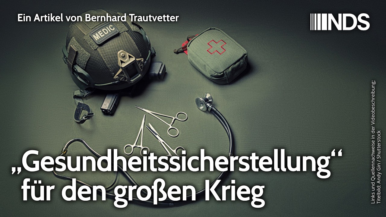 &bdquo;Gesundheitssicherstellung&ldquo; f&uuml;r den gro&szlig;en Krieg | Bernhard Trautvetter | NDS-Podcast