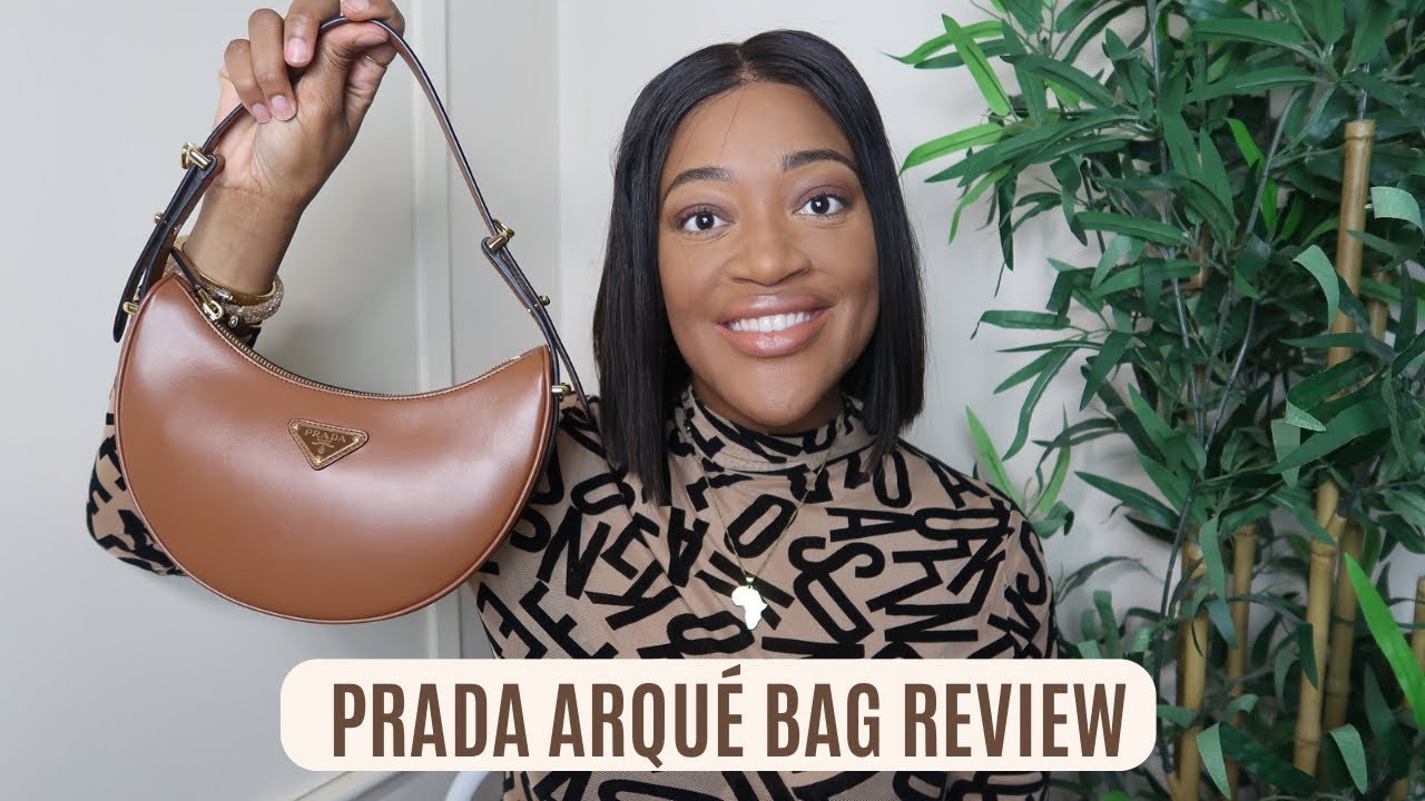 PRADA ARQU&Eacute; BAG REVIEW + WHAT FITS #review