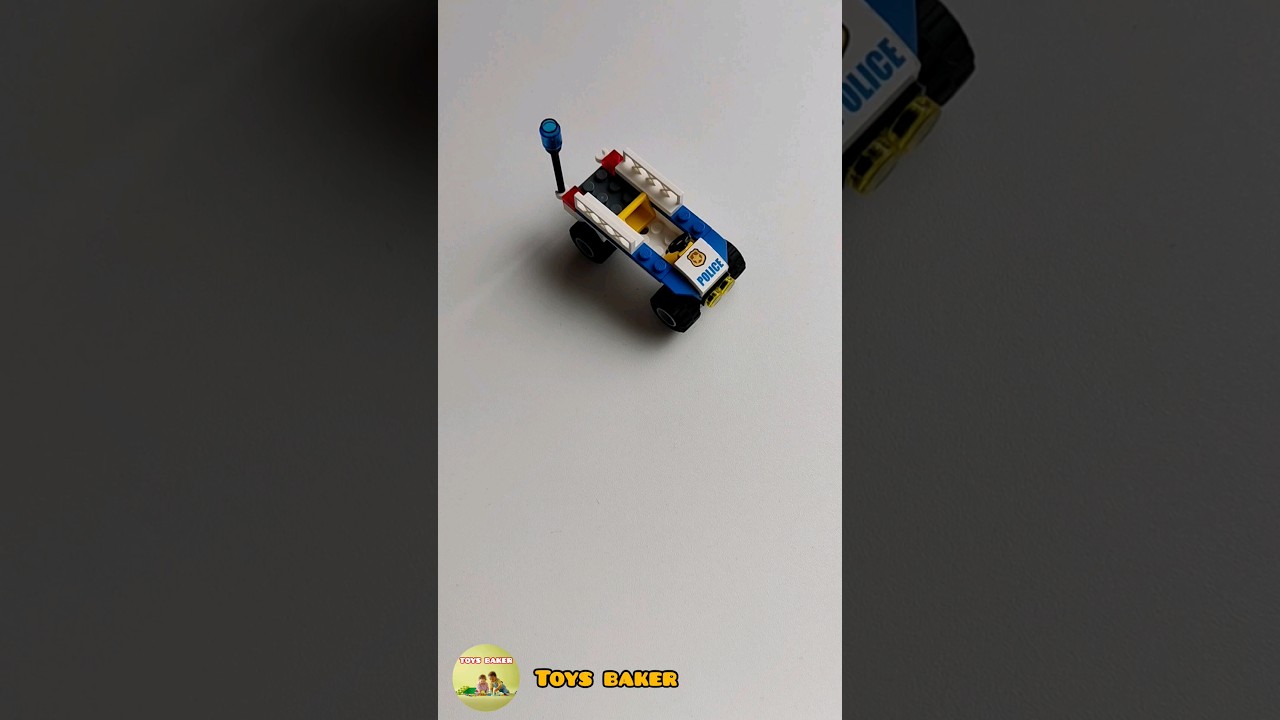 How to make a police car to catch thieves😎#shorts#lego#toys#kid #kids