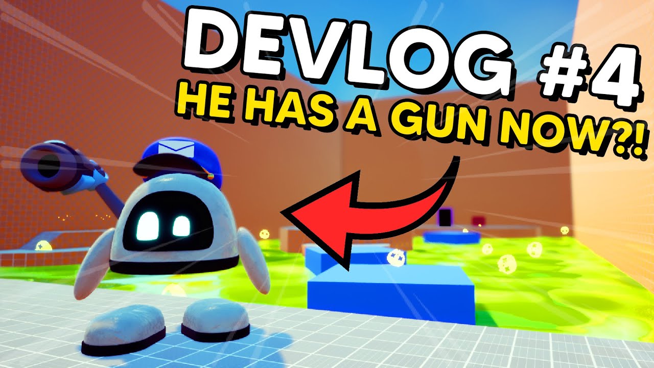 Indie Game Devlog #4 - Goobi has a GUN?!