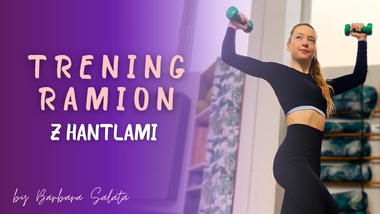 TRENING RAMION Z HANTLAMI 💪NAJLEPSZE ĆWICZENIA NA SMUKŁE RAMIONA 🎀