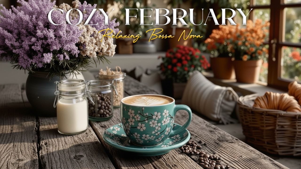 Chill Bossa Nova Jazz for a Cozy February Morning 🌤️ Study & Work in a Cafe Playlist