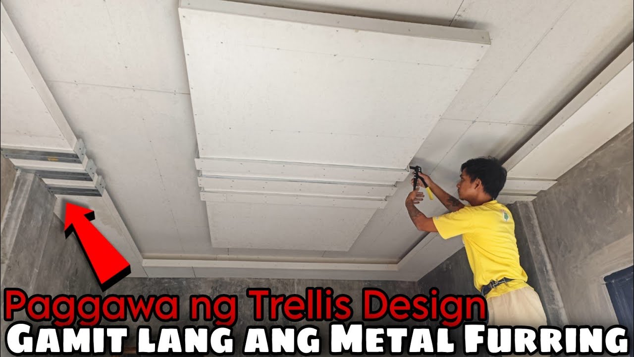Paano Gumawa Ng Trellis Design na Metal Furring Lang ang Gamit