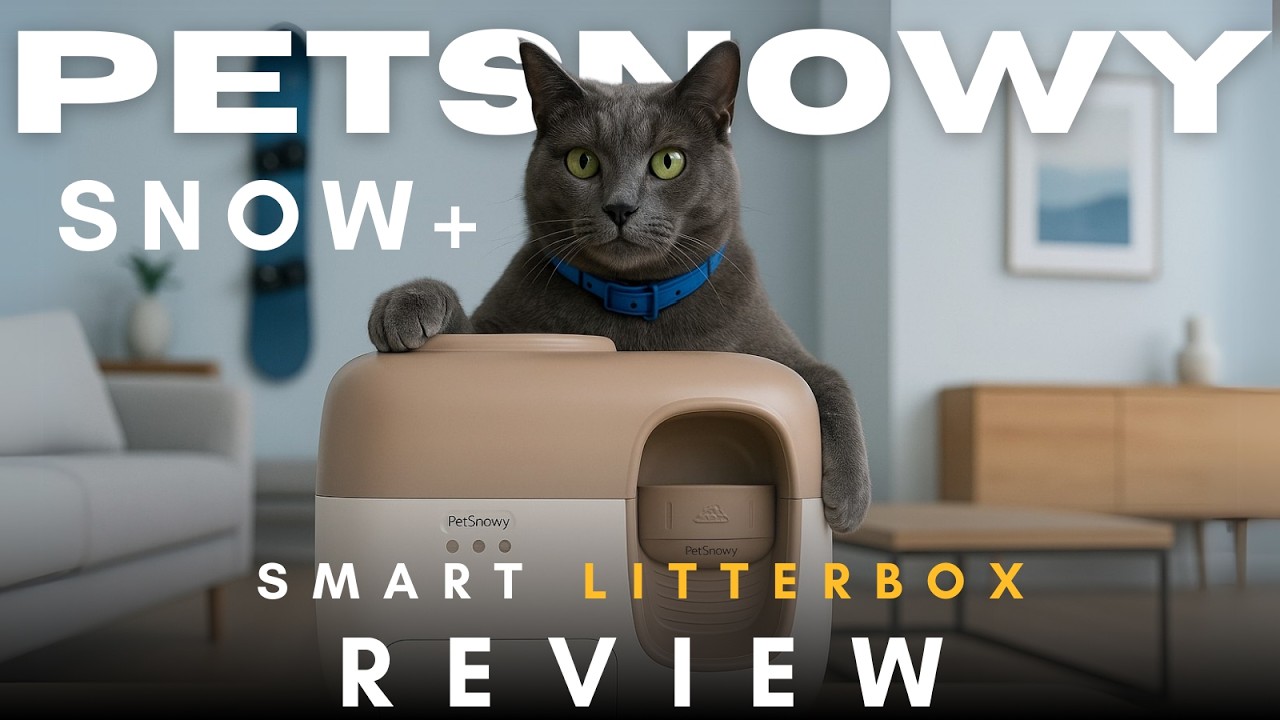 I tested the PetSnowy Snow+ SMART Self-Cleaning Litter Box!