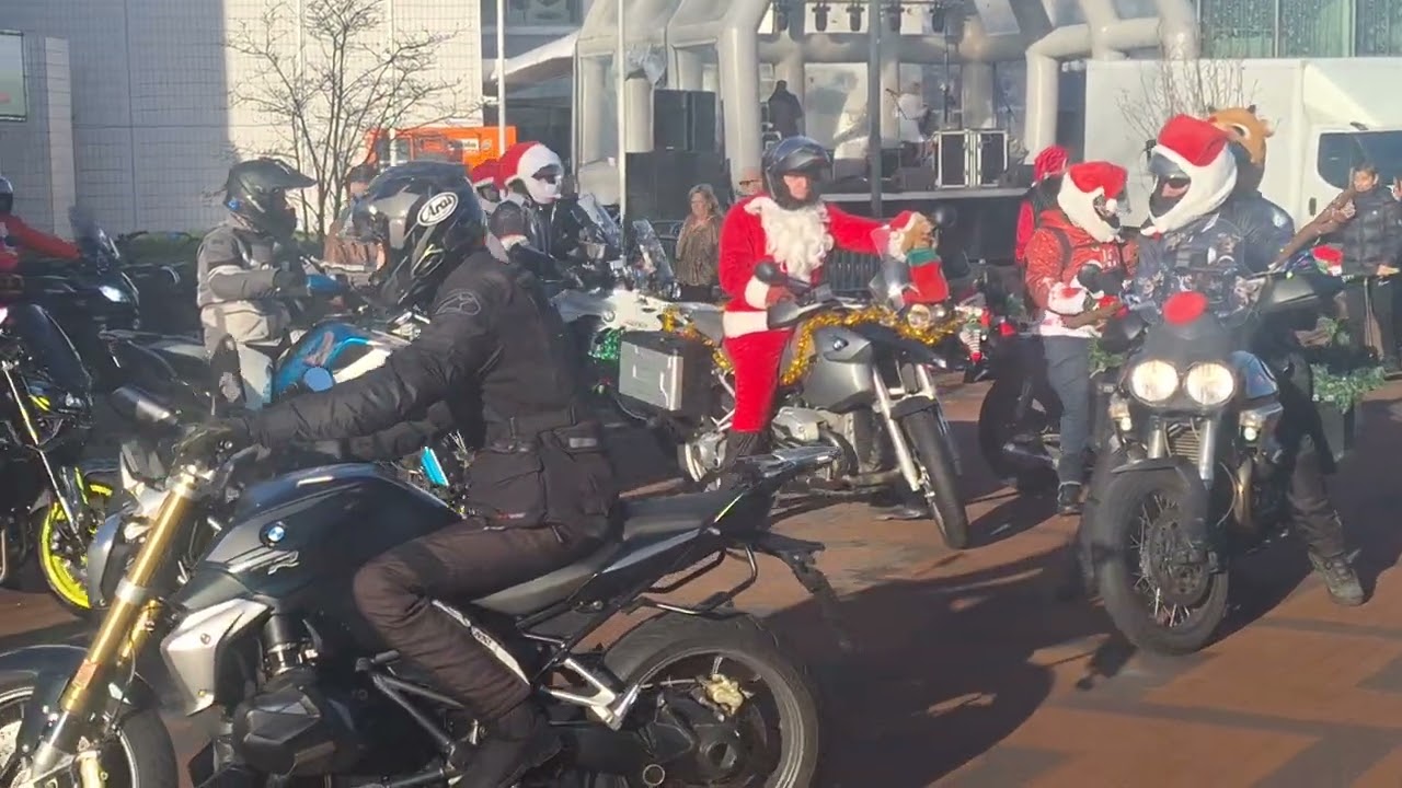 Kerstmannen motortocht