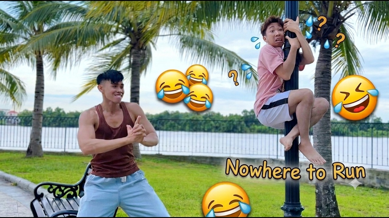 Бежать некуда 😎 [Nam Phương] #namphuong #смешно #комедия #экшн