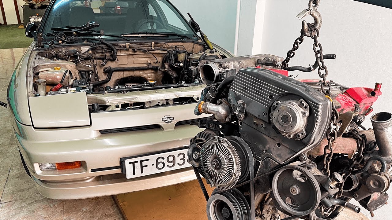 TENGO QUE SACAR EL MOTOR de mi NISSAN S13 200SX...