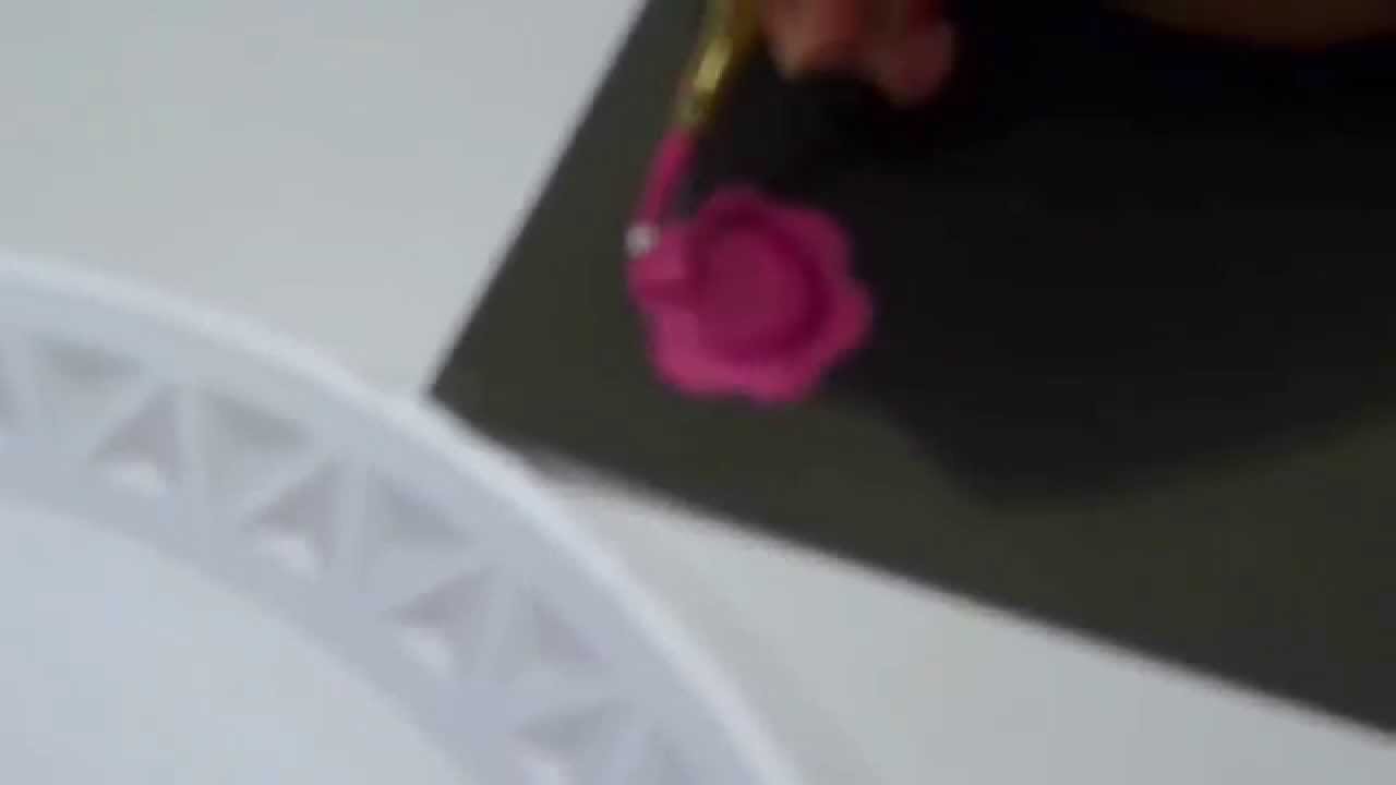 Bauernmalerei - Como pintar uma rosa!