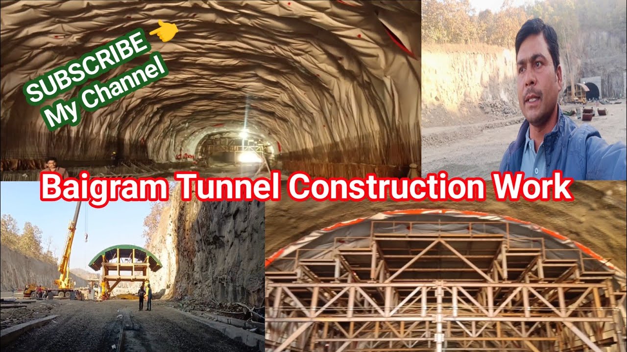 Baigram Tunnel Construction Work | Tunnel Membrane Gantry Work 