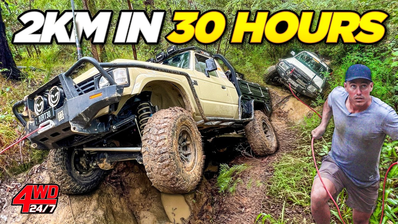 TRAPPED for 2 DAYS on Australia's HARDEST 4WD Track — 200 Winches to escape