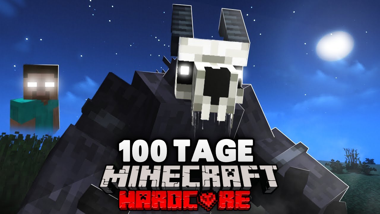 Ich habe 100 Tage auf einer HORROR INSEL in Minecraft Hardcore überlebt (Teil 1)