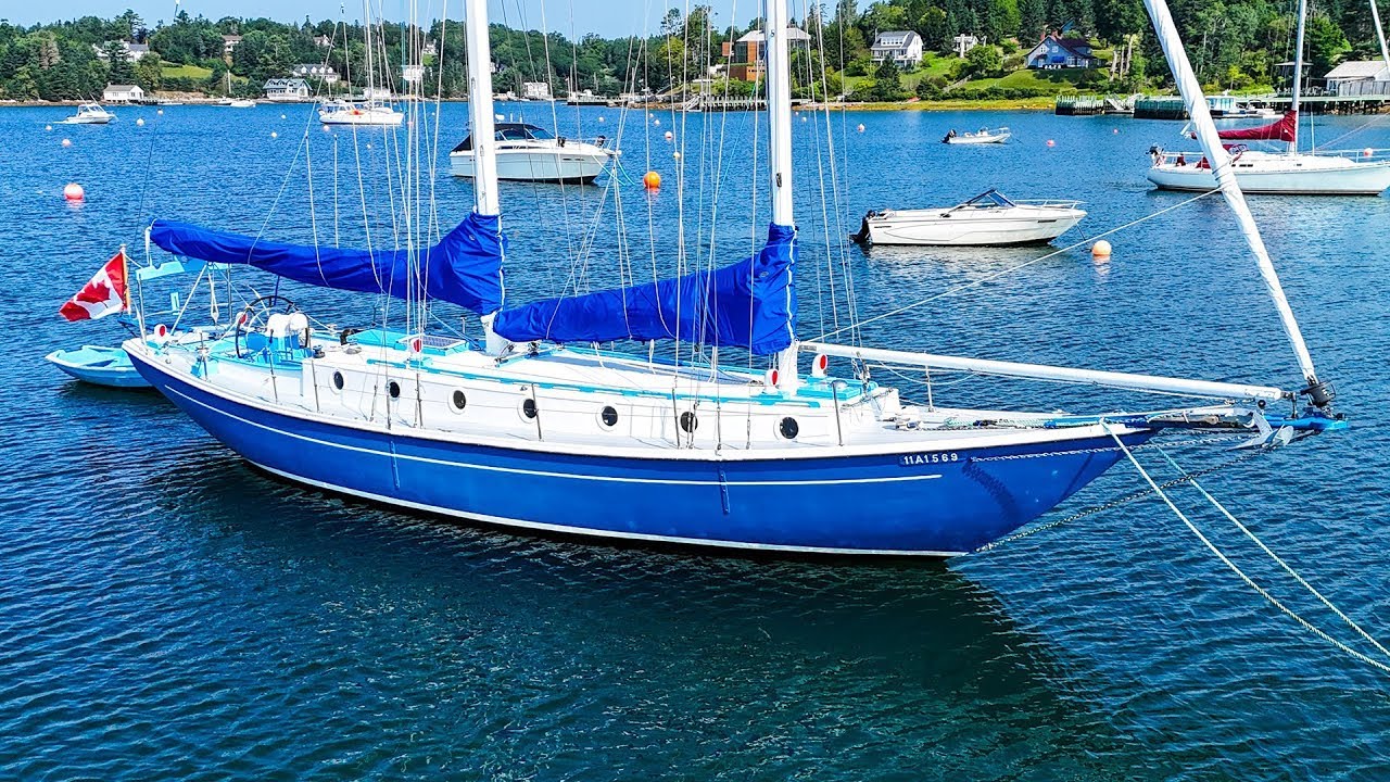 DIRT CHEAP & Unique 44' DREAM Schooner [4K Tour] Learning the Lines