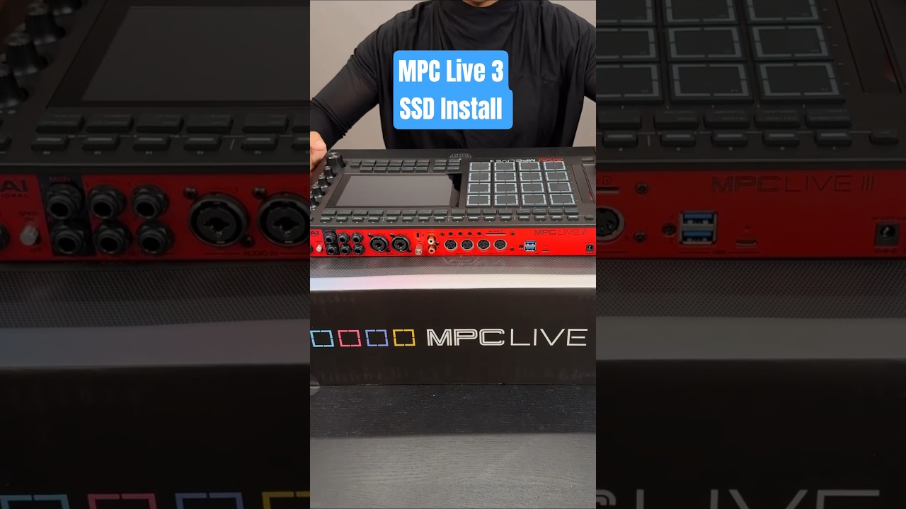 Установите SSD в свой MPC Live 3. #mpc #mpclive #beatmaker #beats #akai #ssd #harddrive #shorts