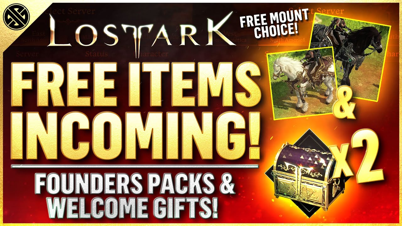 Lost Ark - FREE Items Incoming | Double Founders Pack, Launch Celebration Gift, Dates Confirmed!