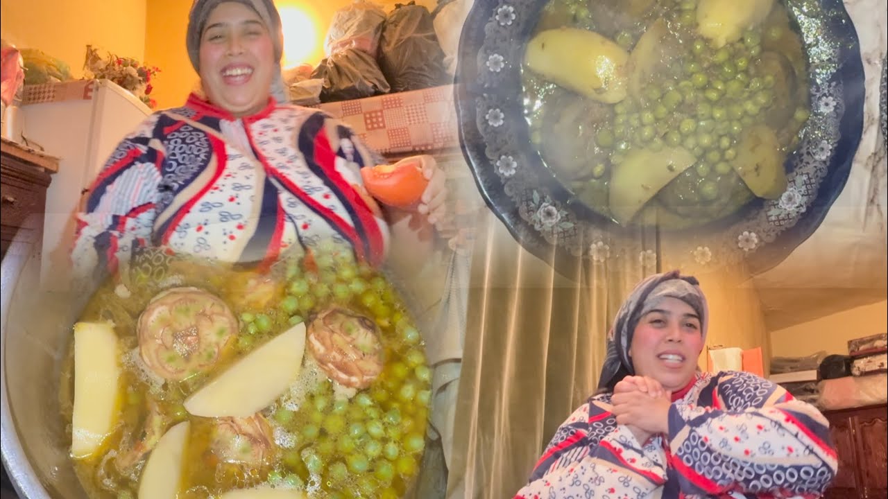 أجيو توجدو معانة أنا و ماما مريقة بجلبانة 🫛🫛 و القوق 🤤 ماما لا يعلى عليها الله يعطيها الصحة 😍😍