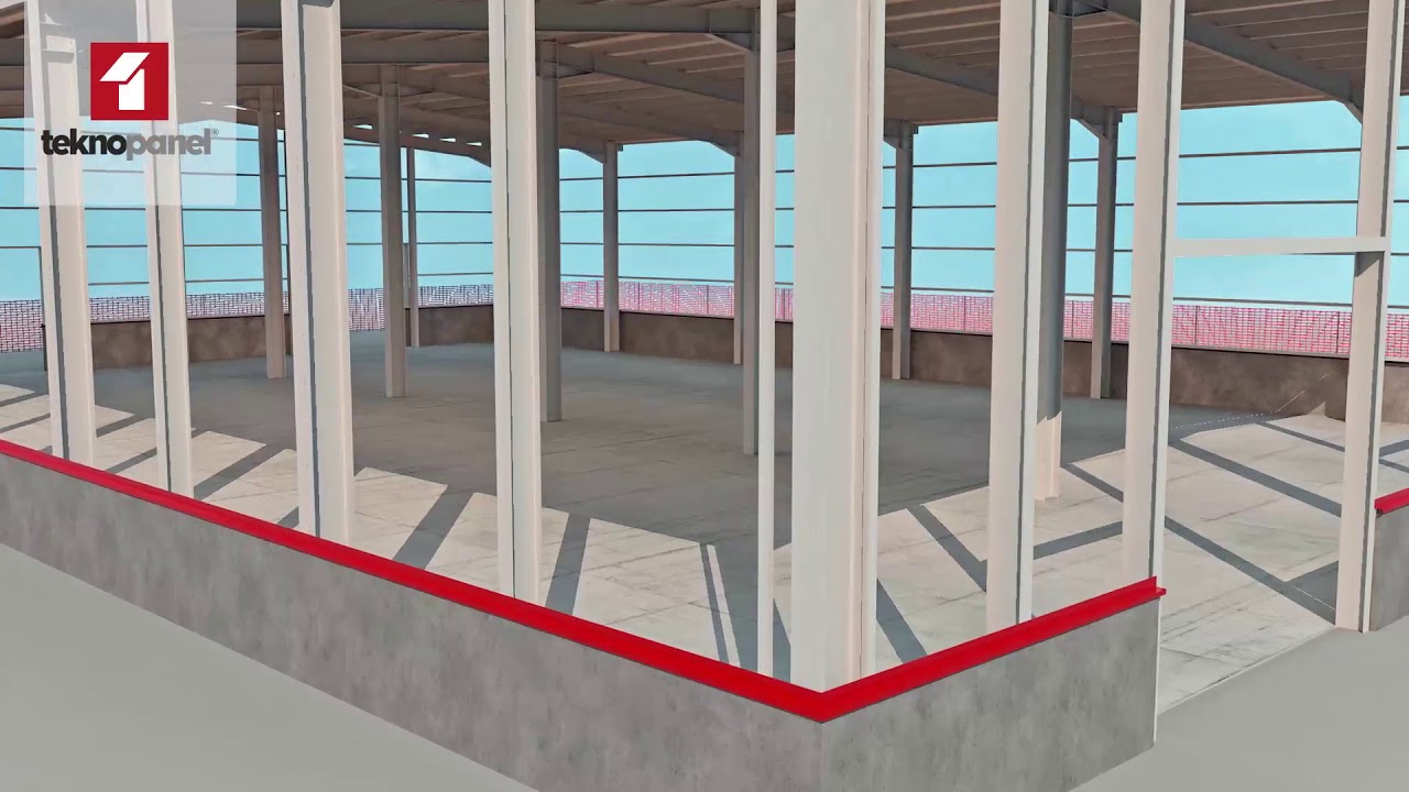Teknopanel Sandwich Secret Fix Wall Panel Horizontal Installation Video EN