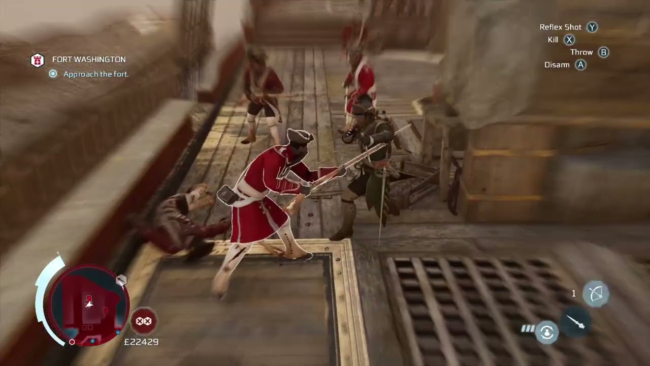 Assassin's Creed 3 Remastered : The Traditional Colonial Outfit Combat Showcase