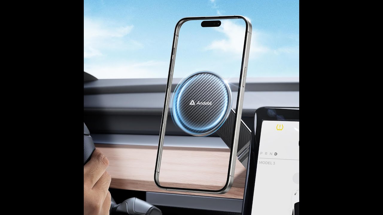 Andobil, Magnetic Phone Mount for Tesla