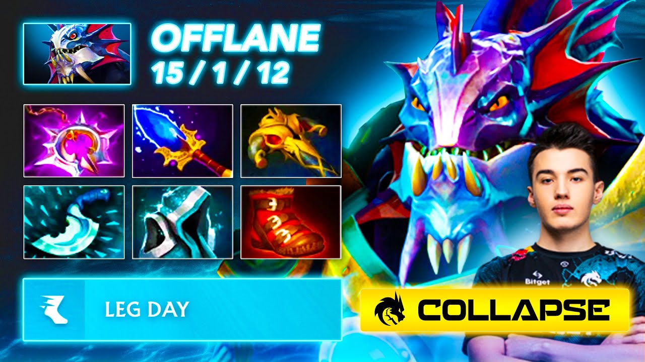 [7.39d] Collapse SLARDAR Offlane | Full Gameplay Dota Class