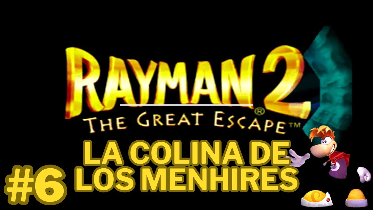 🗿 Rayman 2 PS1 – La Colina de los Menhires SIN Elixir de la Vida 😱  Gameplay Español