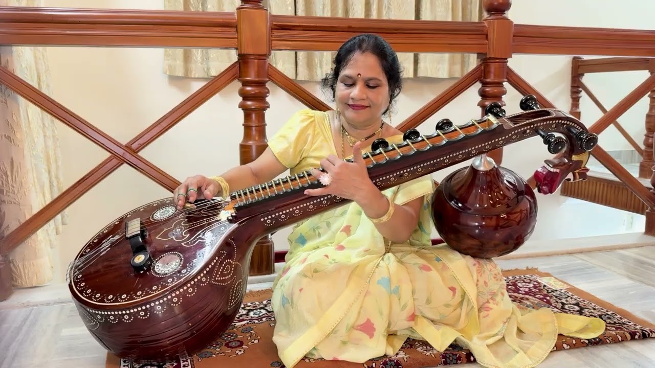 Govinda Hare Madhusudana | 9. Geetham 1,2,3 Speeds in Matya Talam | Veena | Vasundhara Madduluri