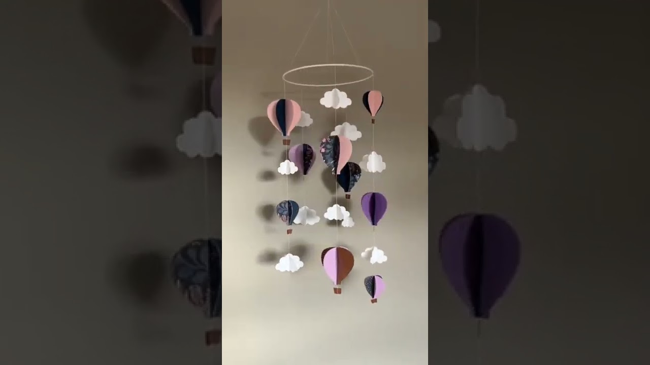 Amazing paper craft How to make ceiling hanging ideas with waste material in 5 second craft #shorts