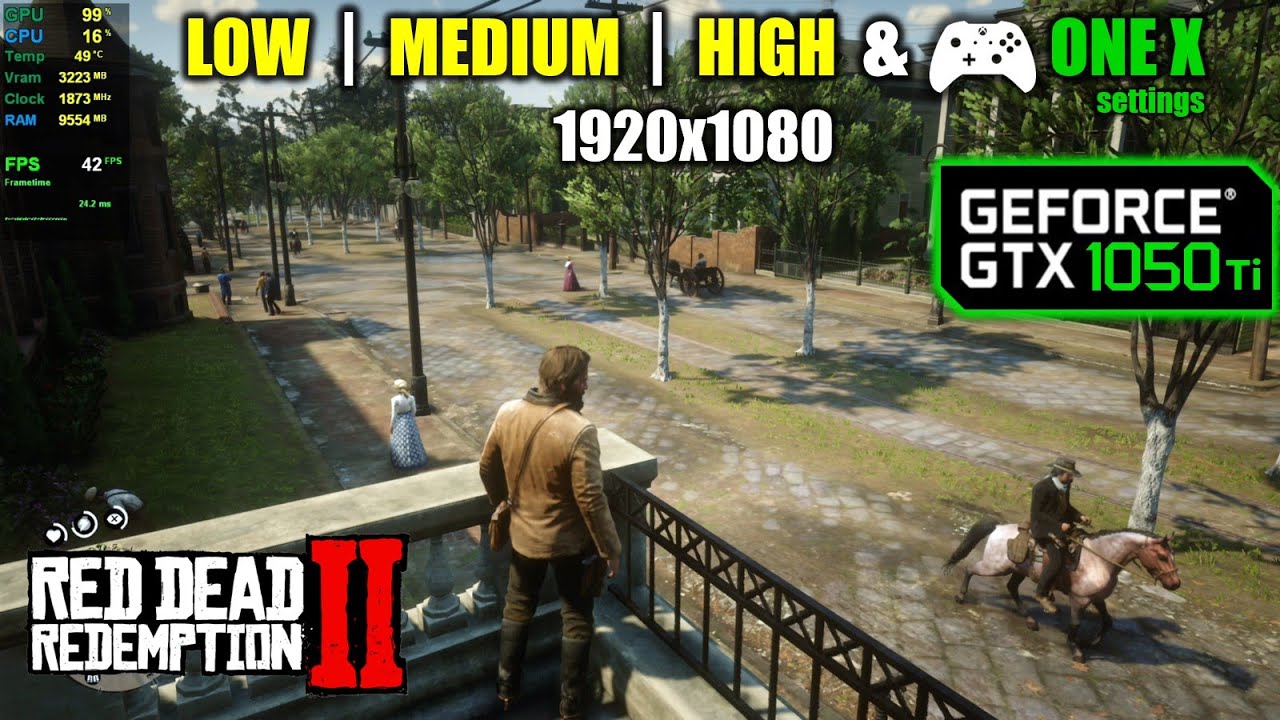 GTX 1050 Ti | Red Dead Redemption 2 &mdash; повторно протестировано в 2021 году (оптимизировано)