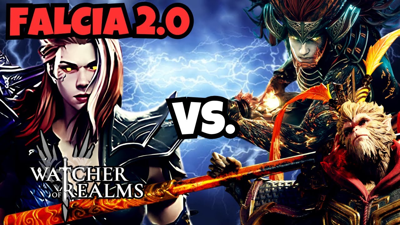 SHOWDOWN: Can Buffed FALCIA Compete Vs. WUKONG + KIGIRI??? Damage TEST!! Watcher of Realms