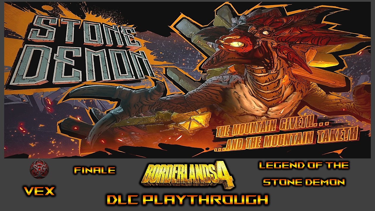 Last Miniboss & FINAL BOSS | Legend of the Stone Demon DLC | Borderlands 4 - Part 3/FINALE