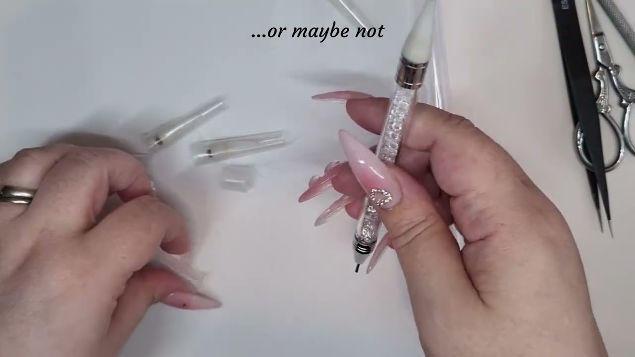 Unpacking shiny new nail supplies/ Temu Haul/ No talking/ ASMR