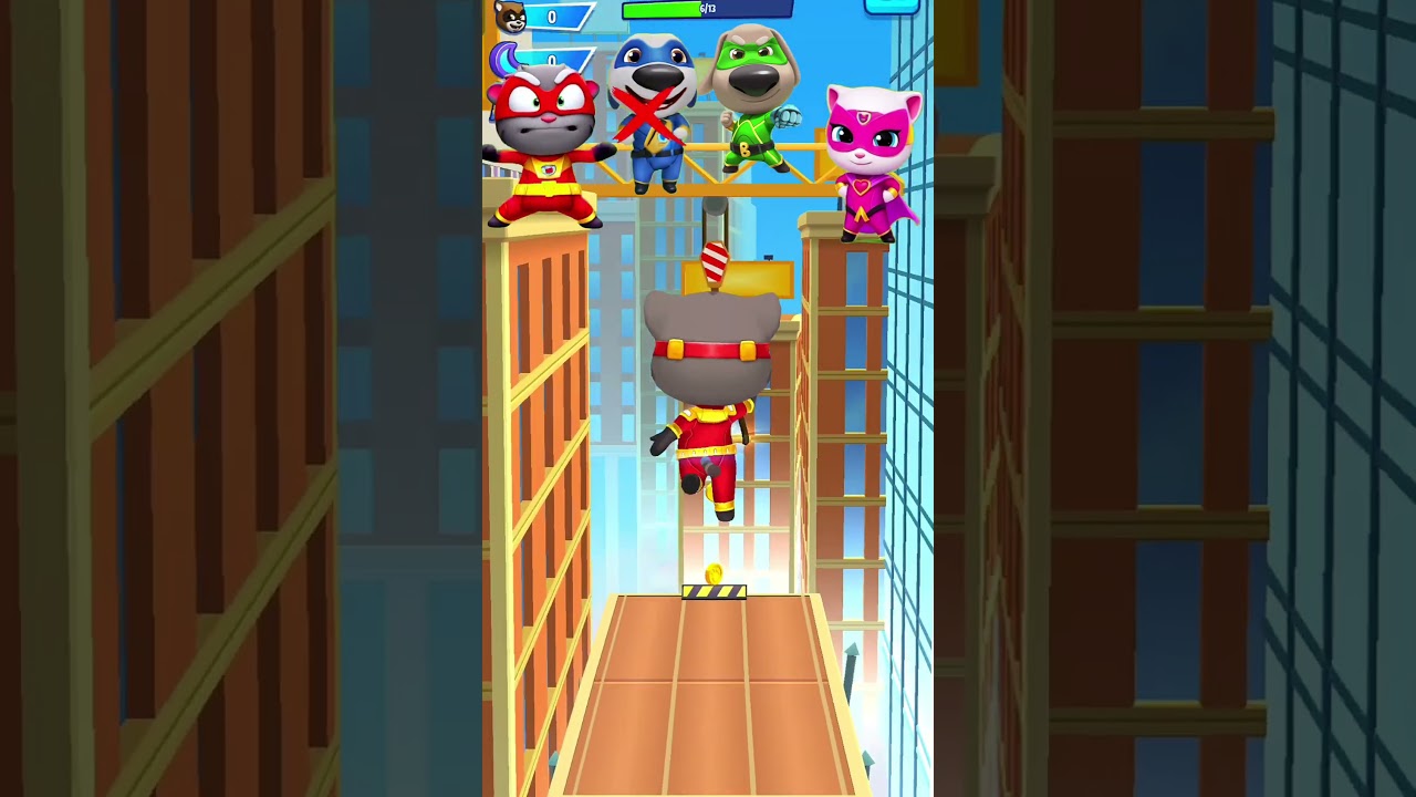 Talking tom hero dash charecter challenge | Sigma boy #shortsgame