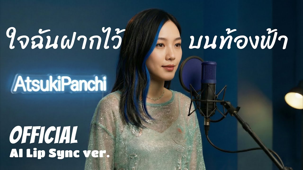 ใจฉันฝากไว้บนท้องฟ้า - AtsukiPanchi (AI Lip Sync ver.) | Official Music Video