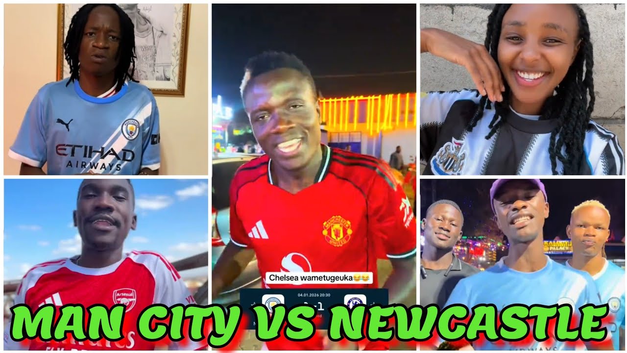 GENZ HILARIOUS REACTION ON MAN CITY VS NEWCASTLE IN THE PREMIER LEAGUE