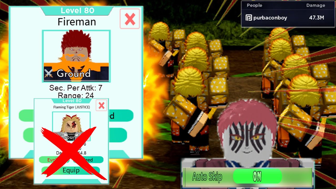 Level 80 Fireman (Endeavor) in Challenge 1 | Showcase | Roblox All Star Tower Defense