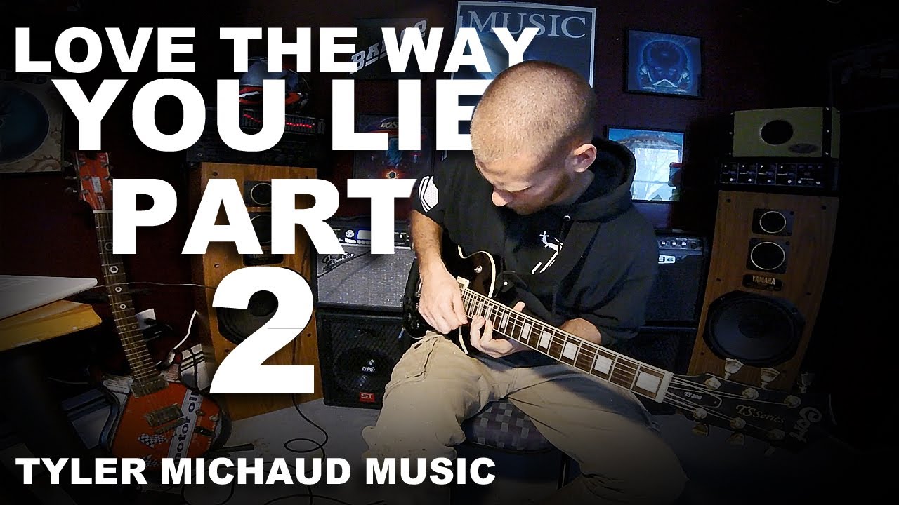 Love The Way You Lie (PART 2) - Rihanna ft. Eminem - Electric Guitar Cover