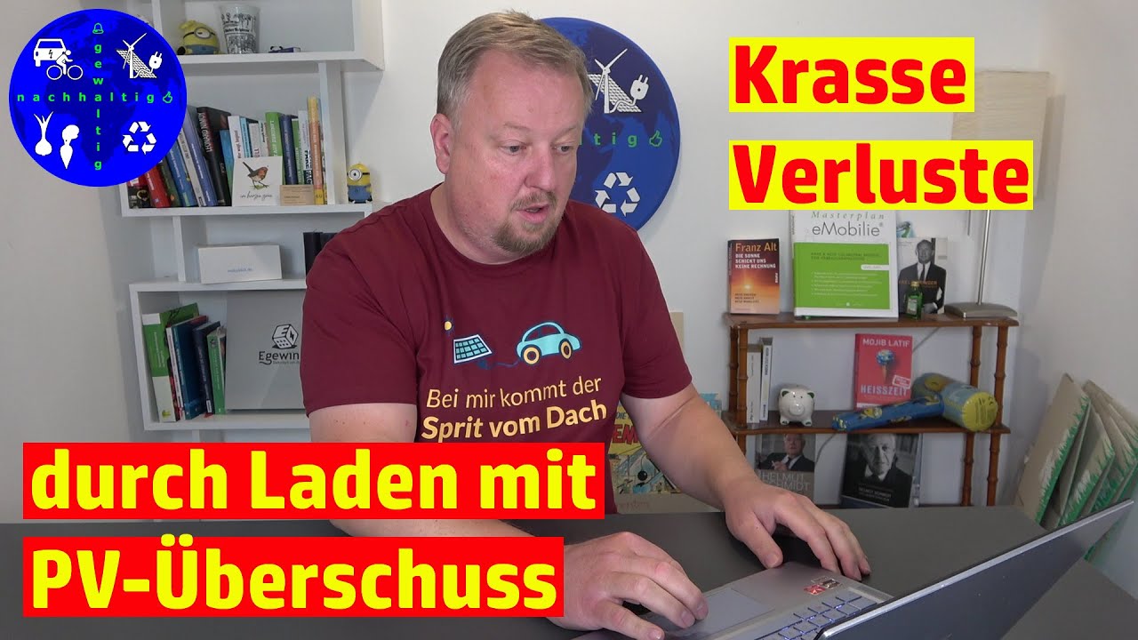 Krasse Verluste durch Laden des Elektroautos mit PV Überschuss