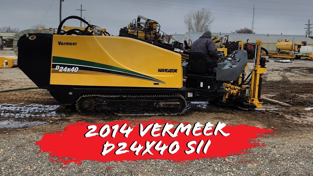 2014 Vermeer D24x40 Series II demo | SOURCE: HDD