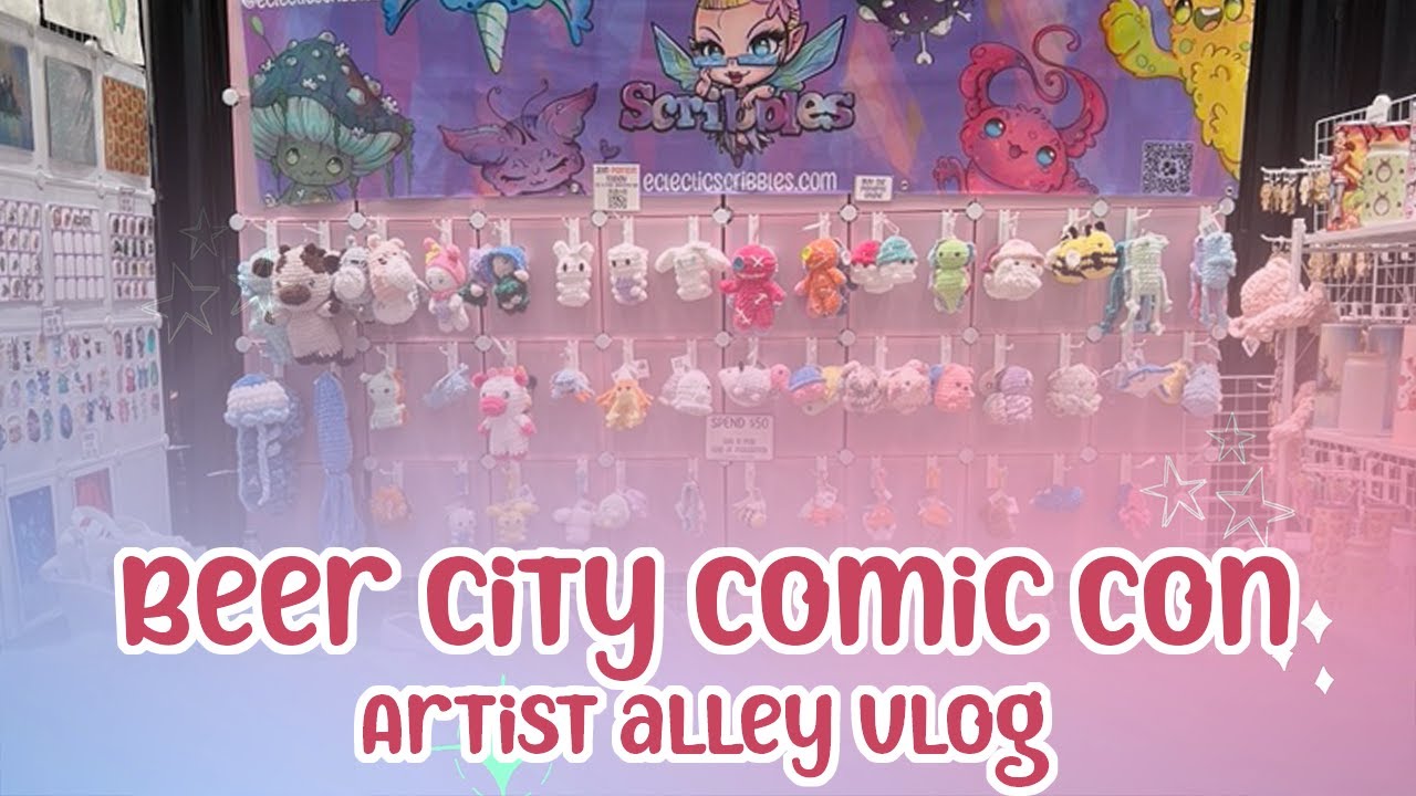 Everything I Crocheted for Beer City Comic Con Artist Alley Vlog