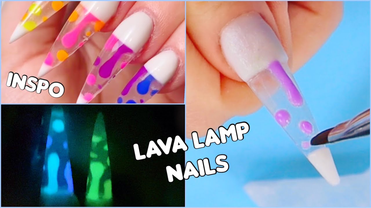 Trying Lava Lamp Nails With Polygel