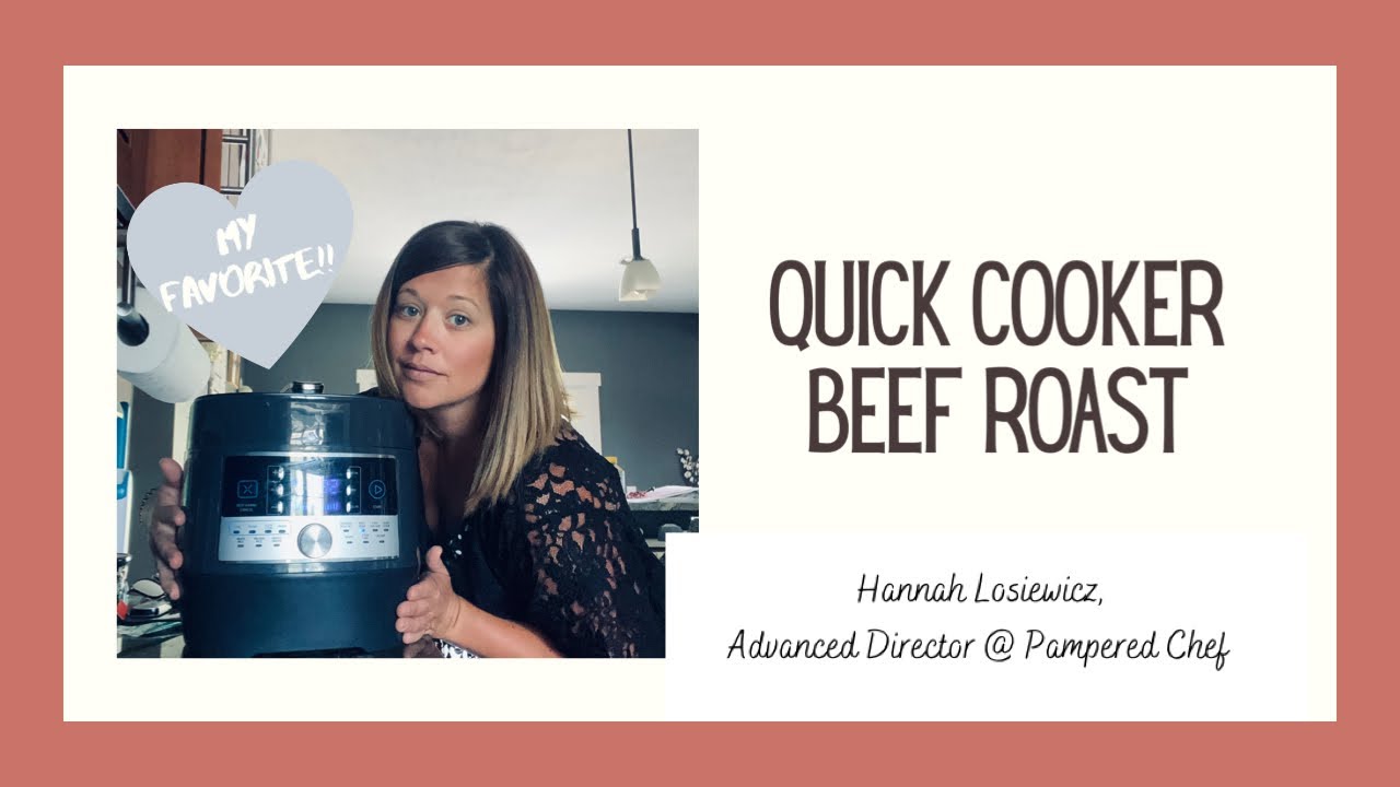 Pampered Chef Quick Cooker makes the juiciest roast!!