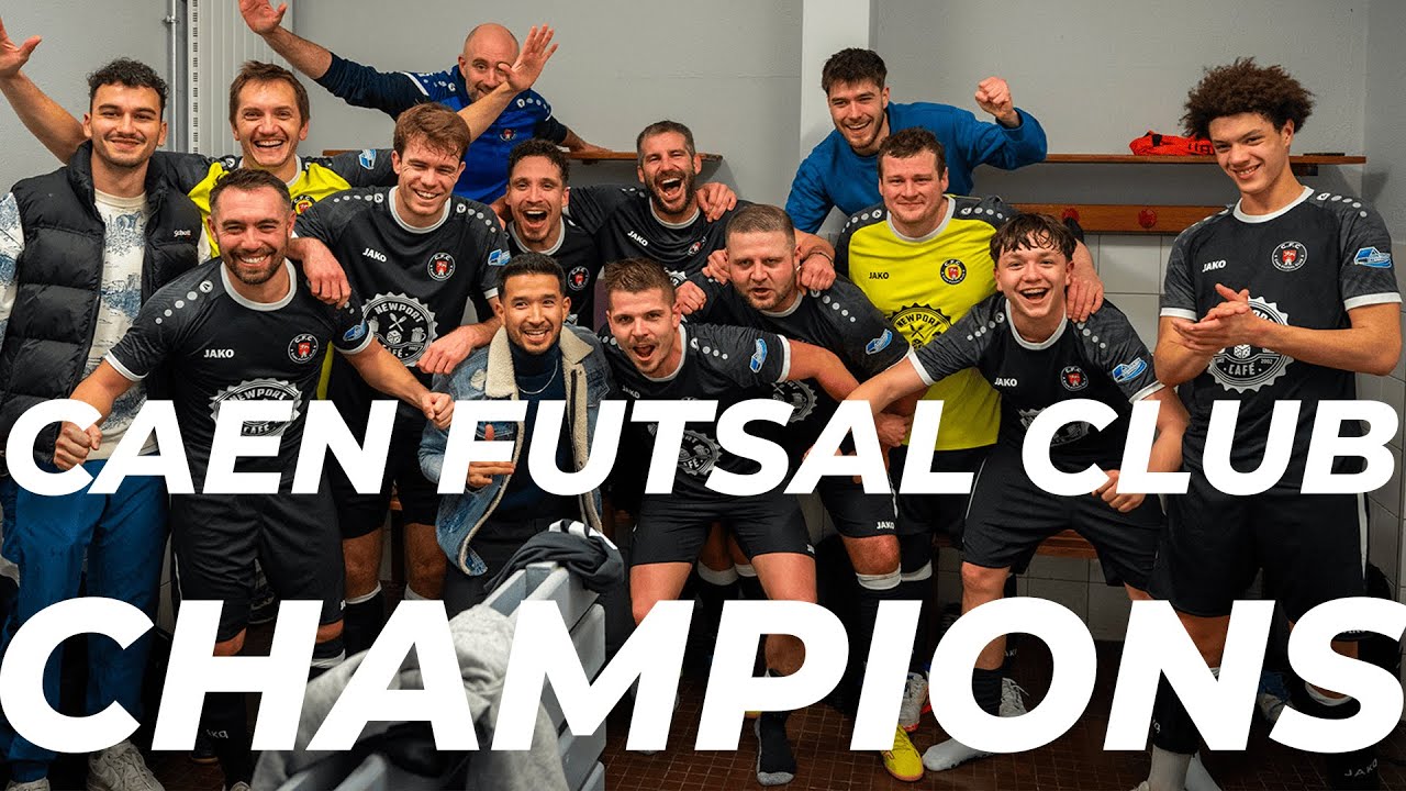 Le Caen Futsal Club est champion du District du Calvados !