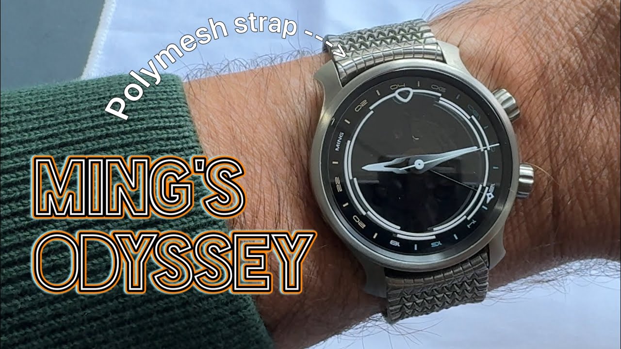 Ming 37.11 Odyssey на титановом браслете Polymesh