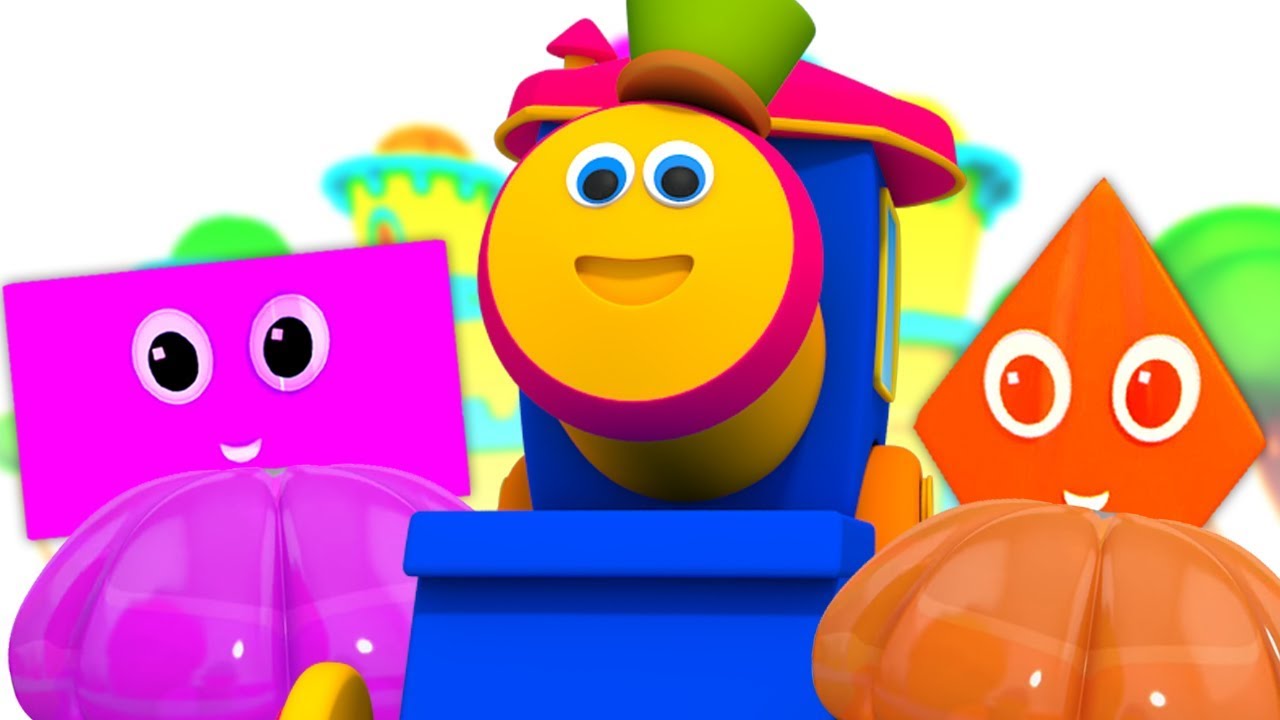 warna dan bentuk | kanak-kanak belajar | Bob fun Series | Shapes Song | Learn Colors And Shapes