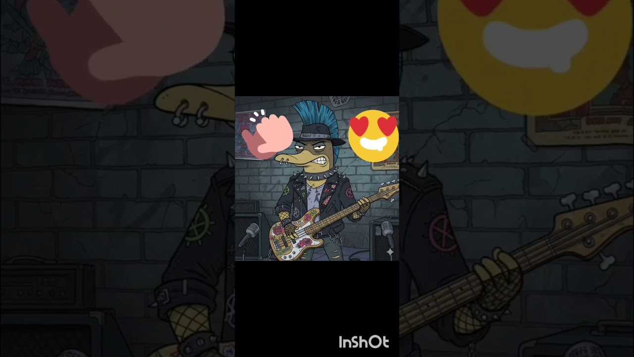 El Perry ornitorrinco punkero