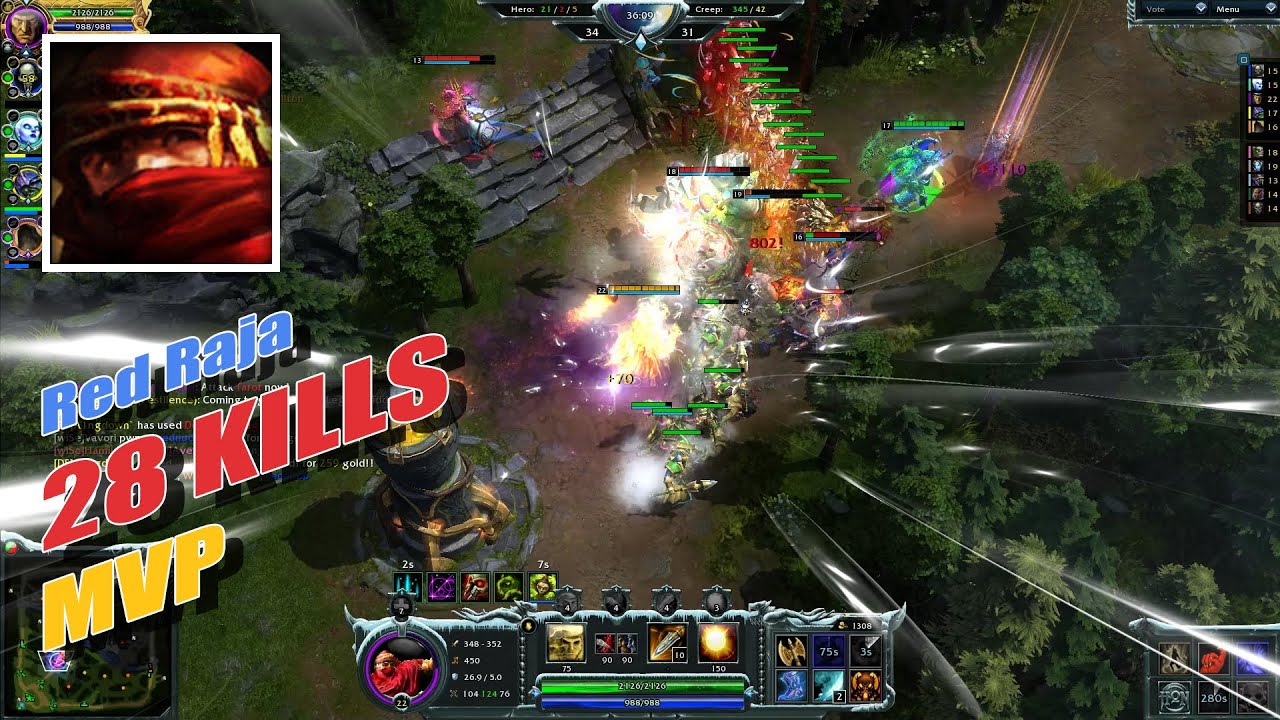 HON NOMAD Red Raja - 28 Kills - MVP