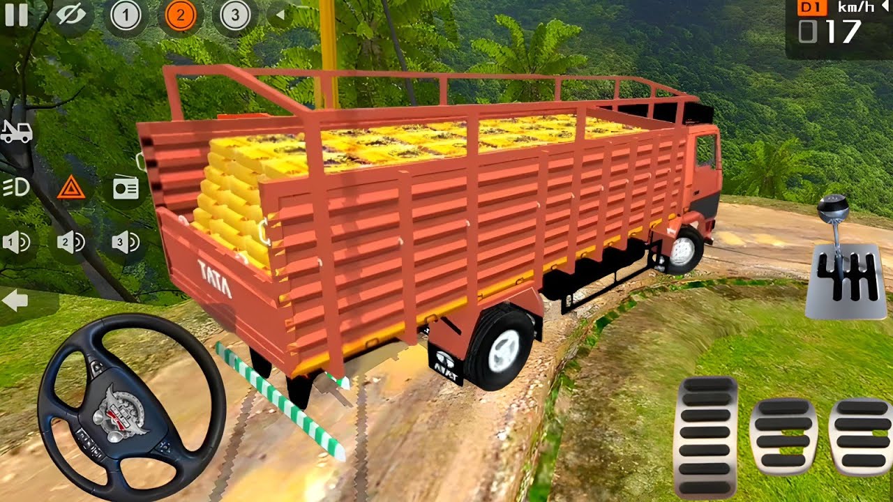 TATA Truck Heavy Transport Off road Driving l 